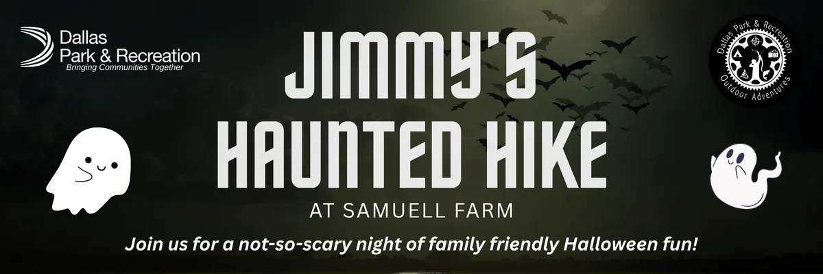 Jimmy's Haunted Hike at Samuell Farm — official source image