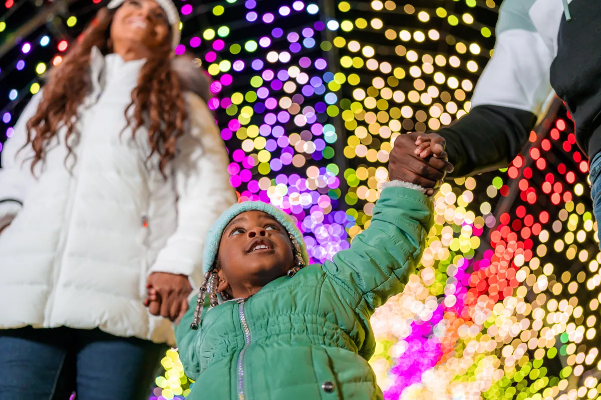 LumiNature holiday light show — Philadelphia Zoo — official source image