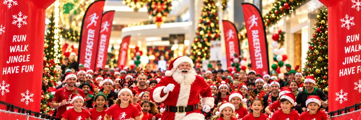 Racefaster through the Mall: Santa Run at American Dream — official source image