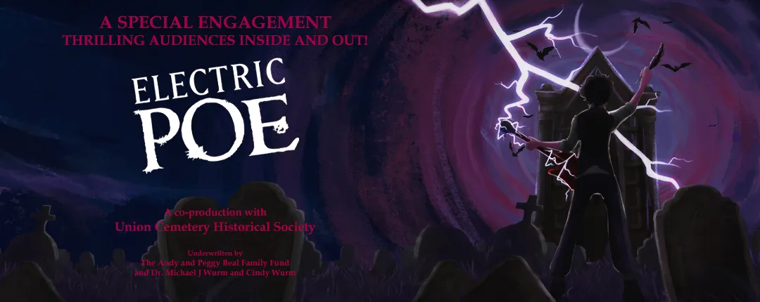 Electric Poe at Union Cemetery (The Coterie) — official source image
