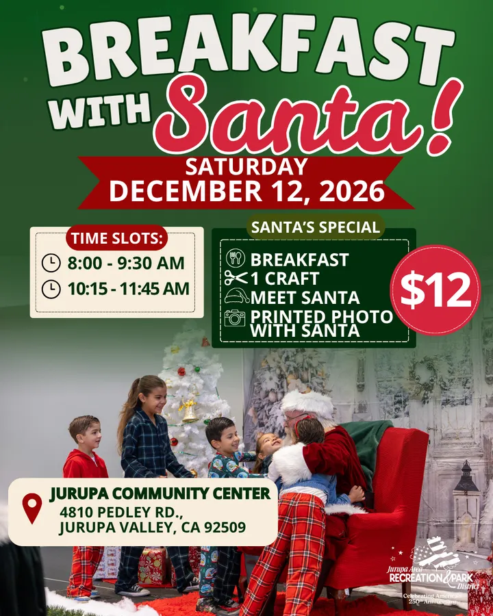 Breakfast with Santa — Jurupa Community Center — official source image
