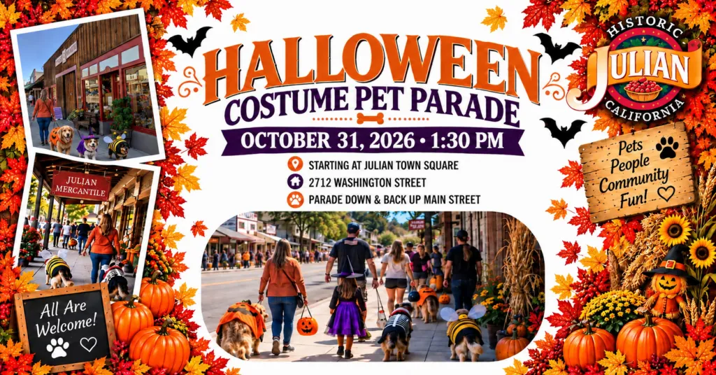 Julian Halloween Pet Parade — official source image