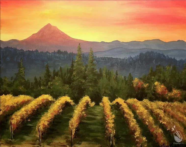 Wine Country in Autumn @ Manic Monday Price — official source image