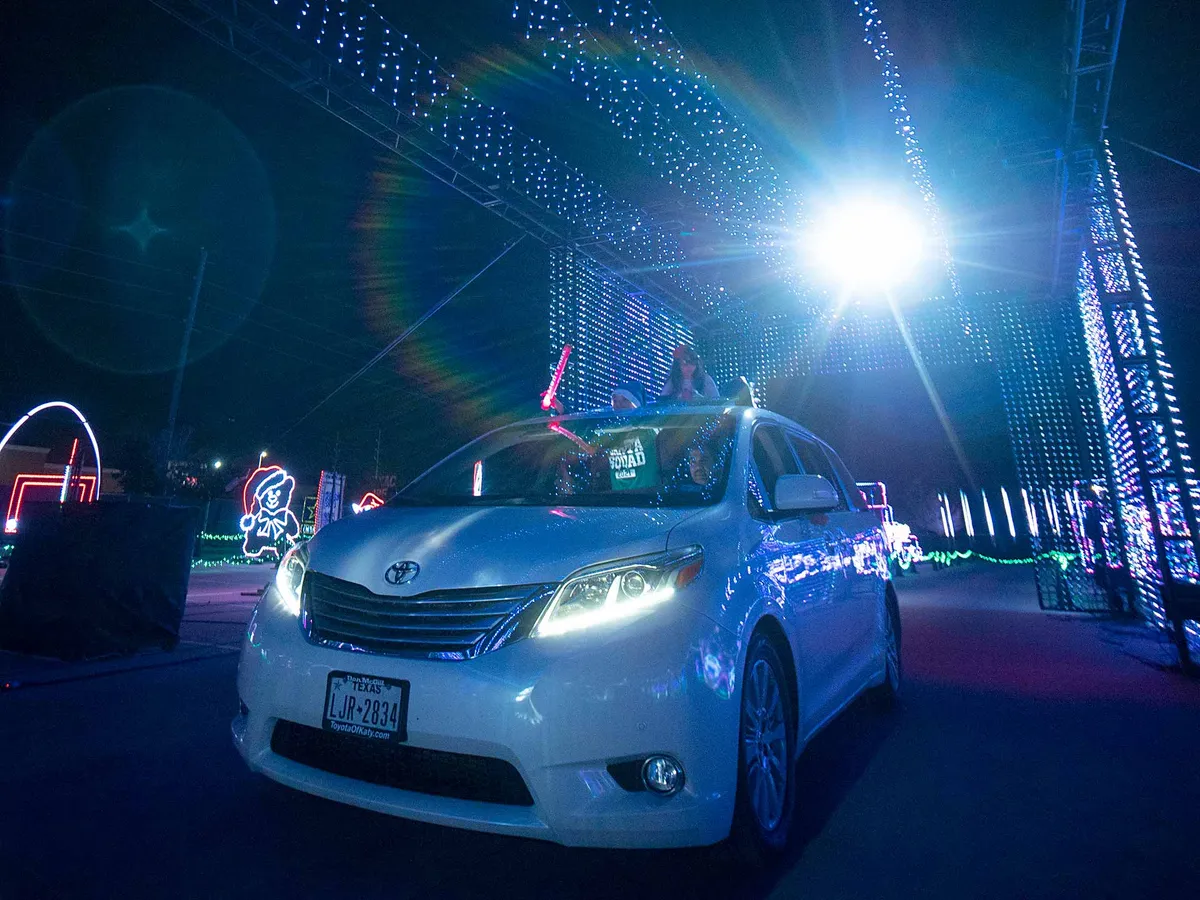 The Light Park San Antonio drive-thru holiday lights — official source image