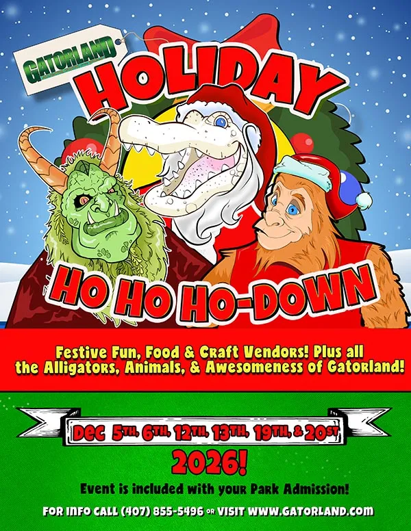 Gatorland's Holiday Ho, Ho, Ho-Down — official source image