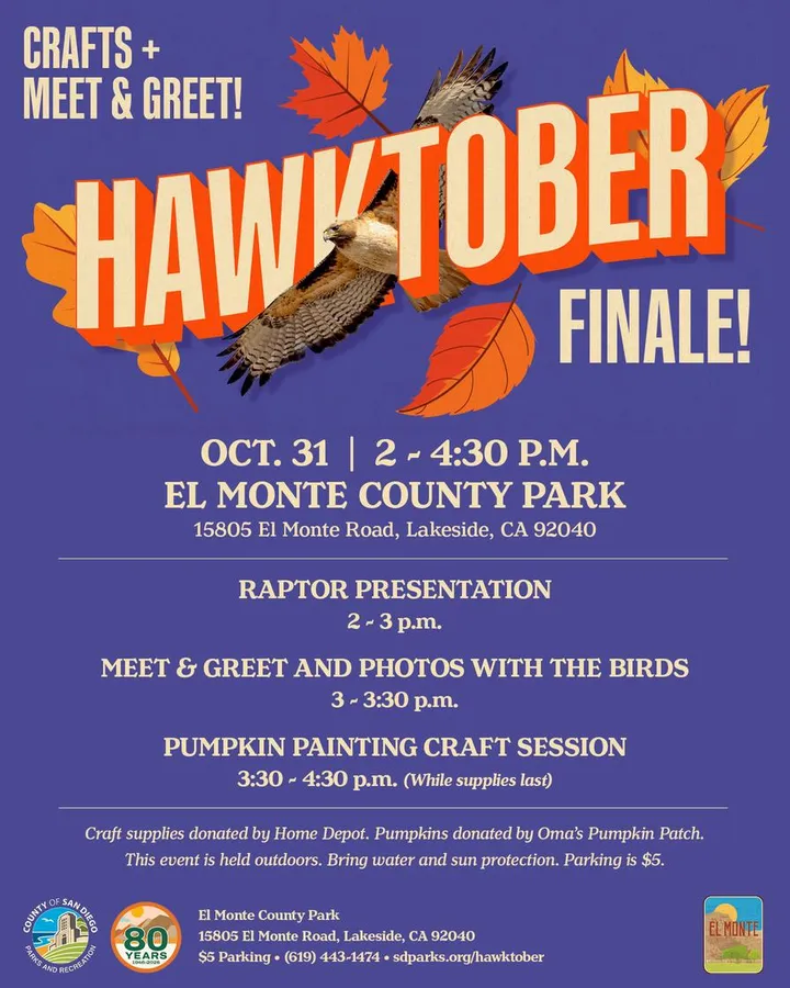 Hawktober Finale at El Monte County Park — official source image