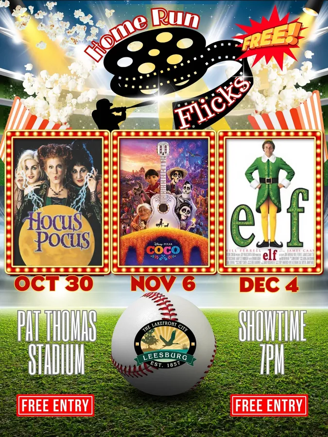 Home Run Flicks at Pat Thomas Stadium — Leesburg — official source image