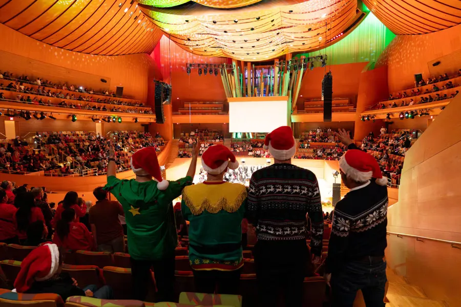 Holiday Sing-Along at Walt Disney Concert Hall — official source image
