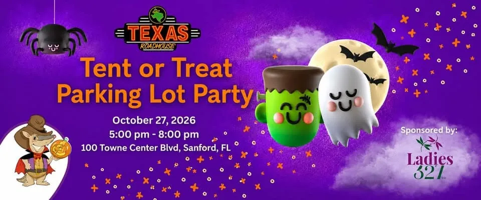 Tent-or-Treat Parking Lot Party at Texas Roadhouse Sanford — official source image