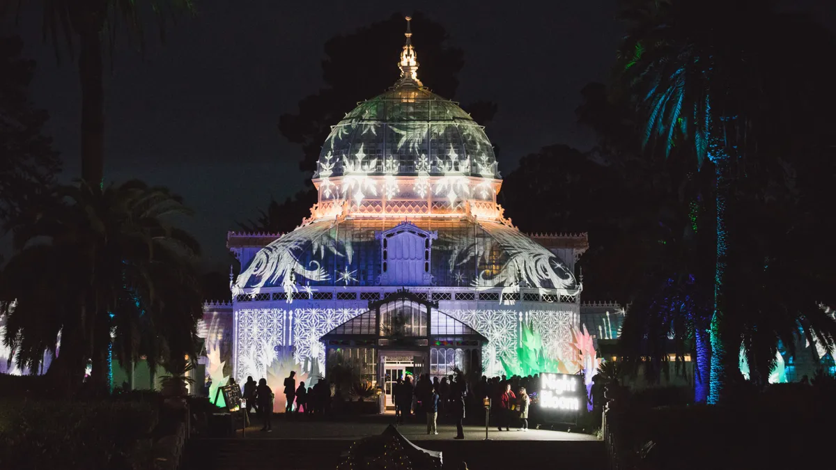 Photosynthesis: Conservatory of Flowers Winter Light Show — official source image