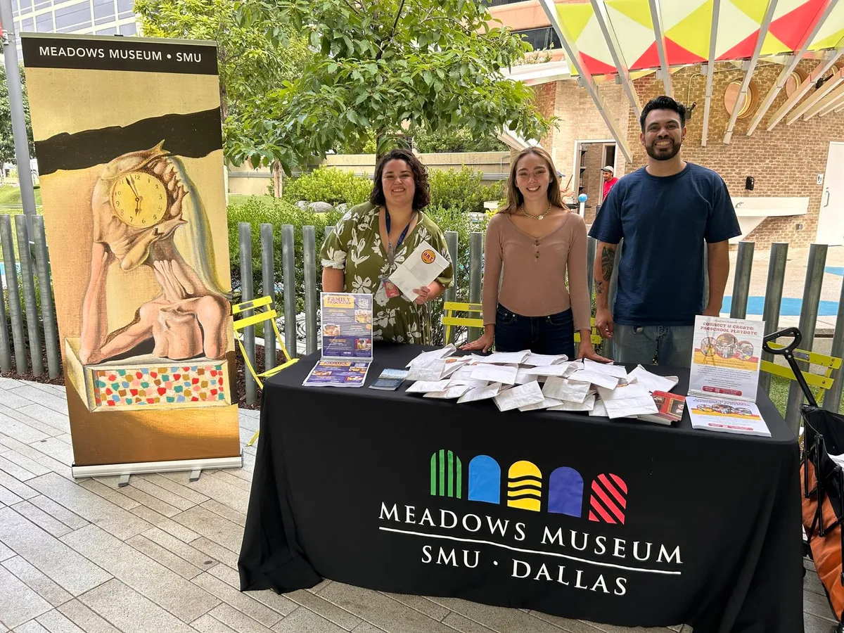 Art on the Go with the SMU Meadows Museum at Klyde Warren Park — official source image