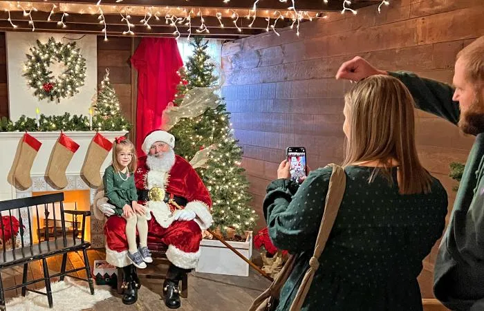 Santa at Hagley — official source image