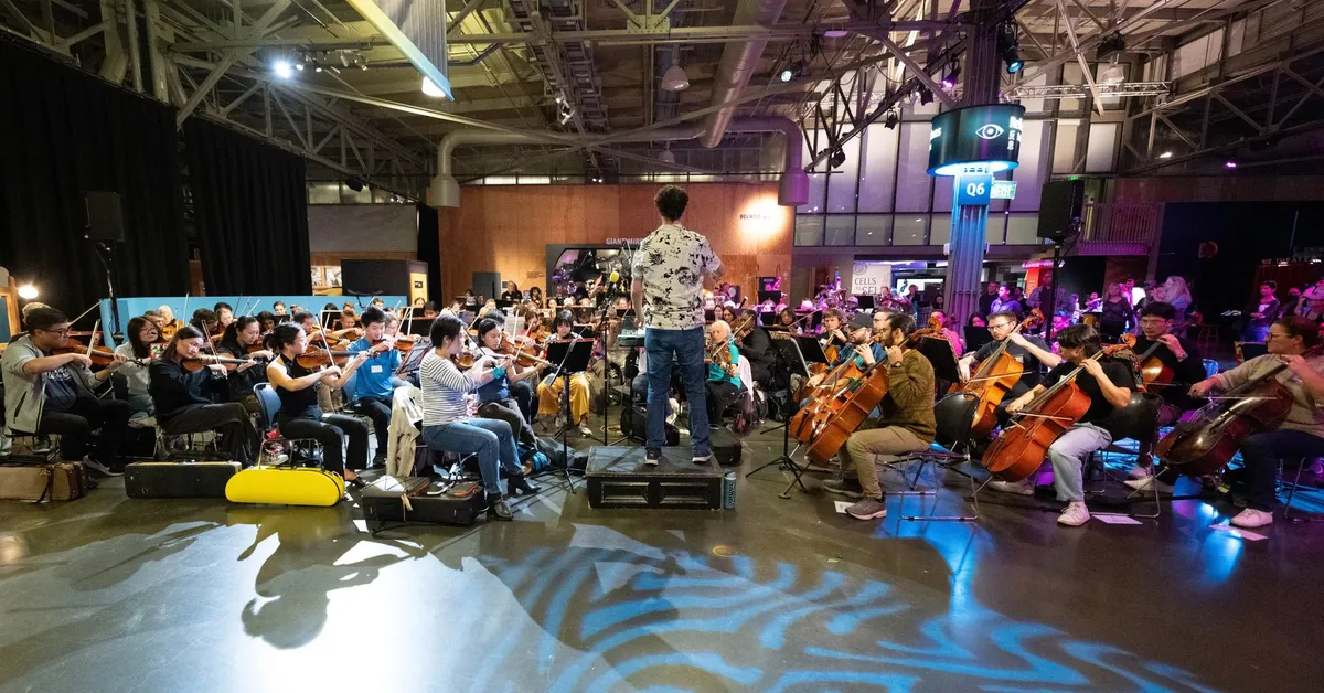Awesöme Orchestra Plays KPop Demon Hunters at the Exploratorium — official source image