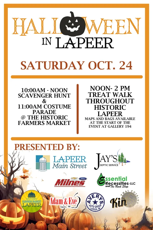Downtown Lapeer Treat Walk — official source image