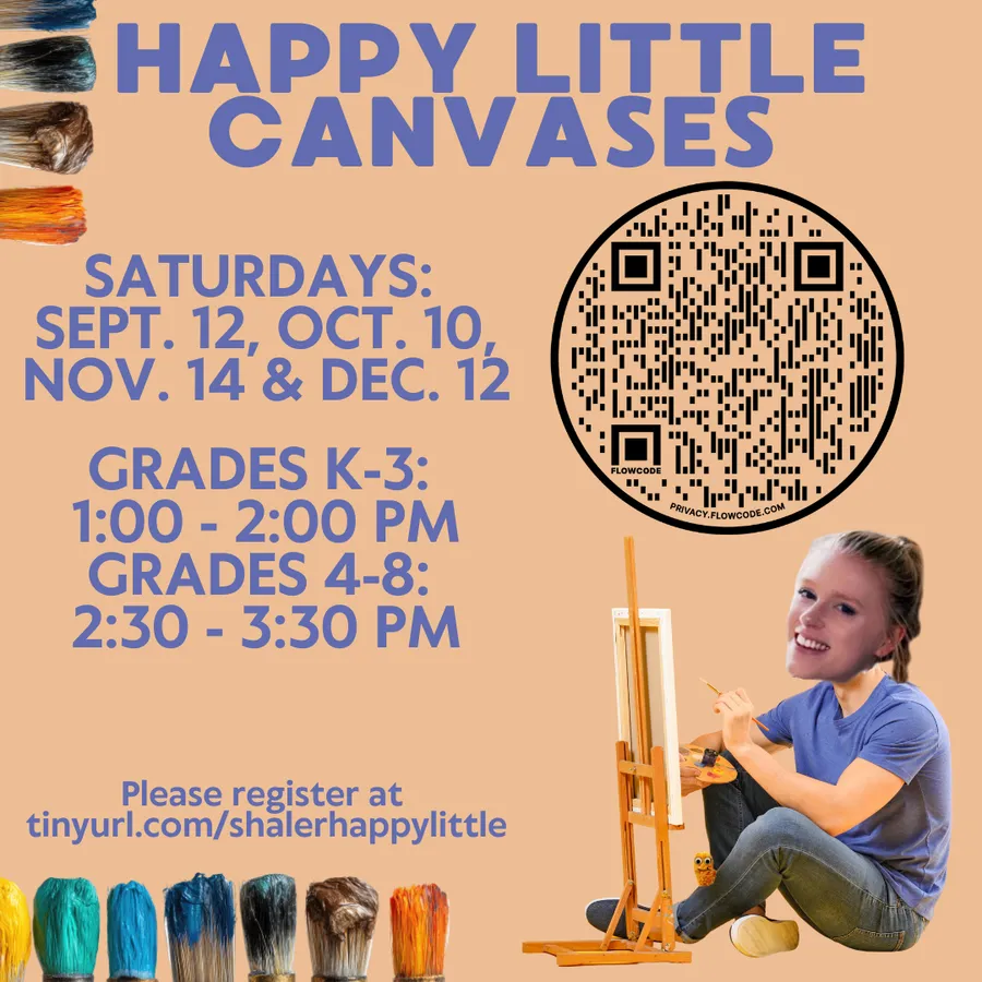 Happy Little Canvases for Grades K-3 at Shaler North Hills Library — official source image