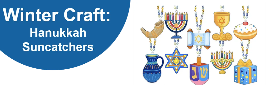 Winter Craft: Hanukkah Suncatchers — Cardiff Library — official source image