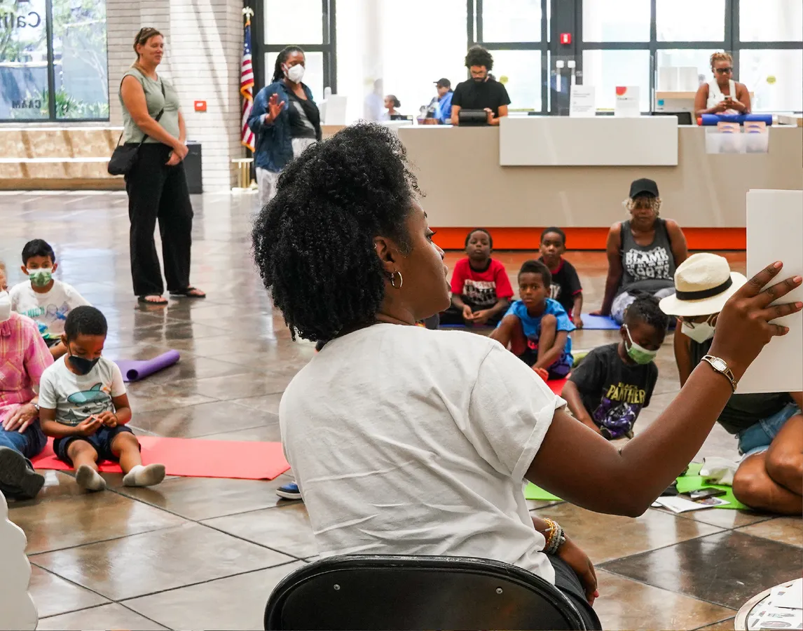 Story J's Slightly Spooky Storytime at the California African American Museum — official source image