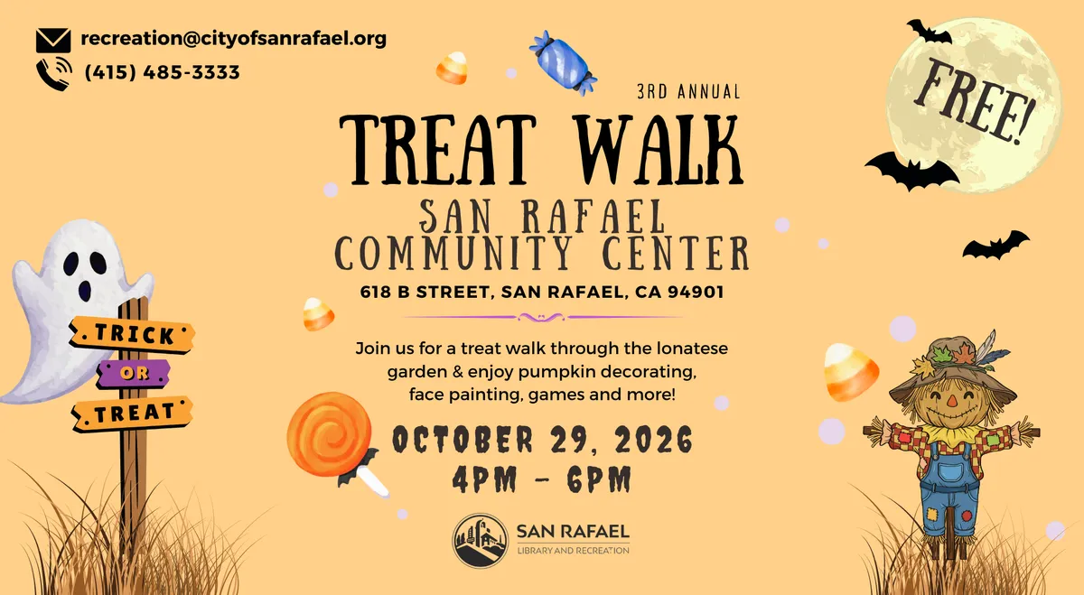 San Rafael 3rd Annual Treat Walk — official source image