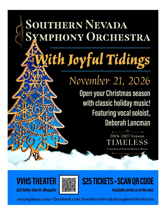 Southern Nevada Symphony Orchestra: "With Joyful Tidings" — official source image