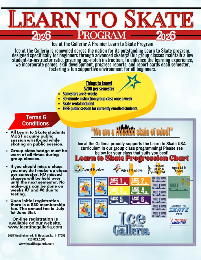 Learn to Skate at Ice at the Galleria — program image