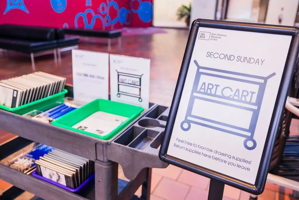 Second Sundays at SAMA (family art activities) — official source image