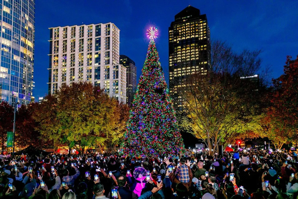 Tree Lighting Celebration at Klyde Warren Park — official source image
