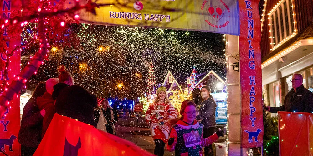Holiday Hustle 2- and 1-mile run/walk under the lights — official source image