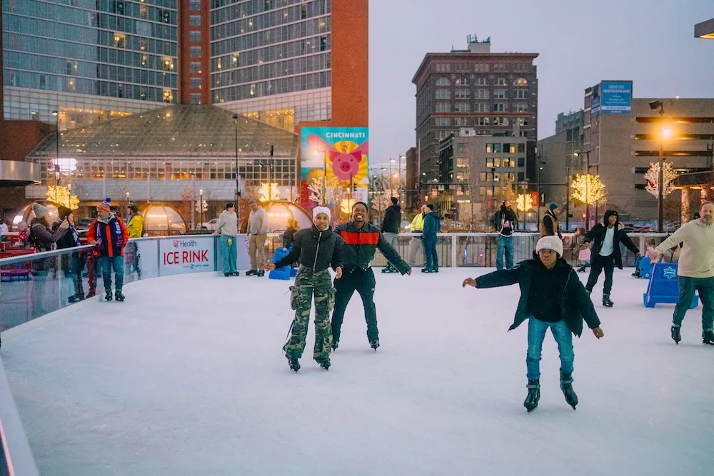 UC Health Ice Rink at Elm Street Plaza — official source image