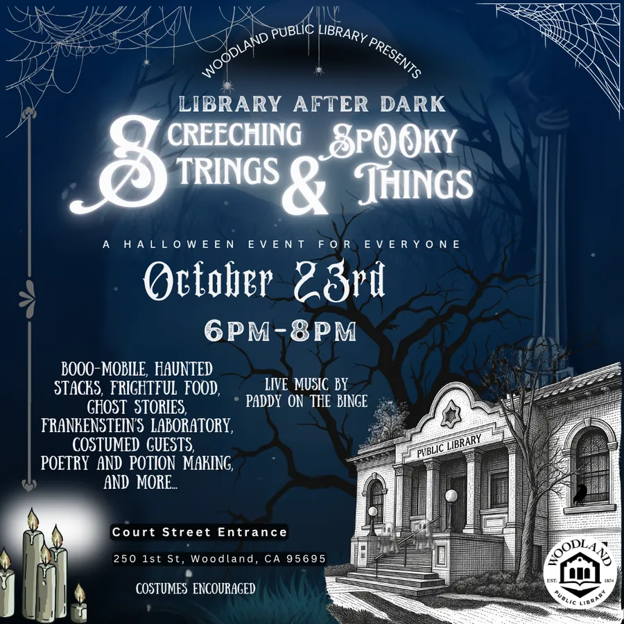 Library After Dark: Screeching Strings & Spooky Things! — official source image