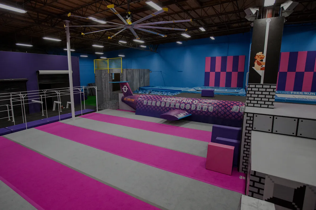 Parkour Classes & Family Open Gym — program image