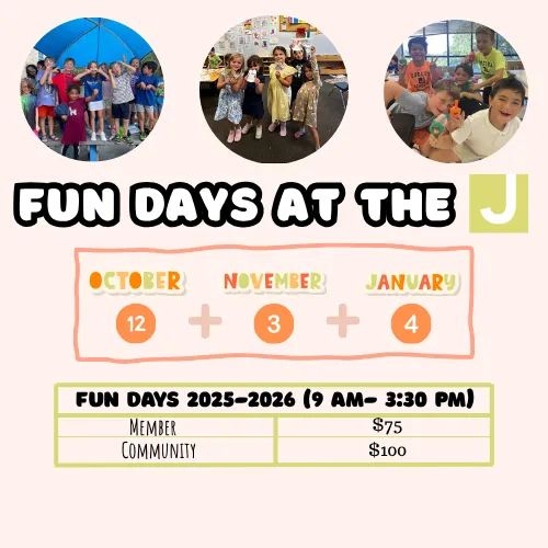Fun Days at the J (school holiday day programs) — official source image