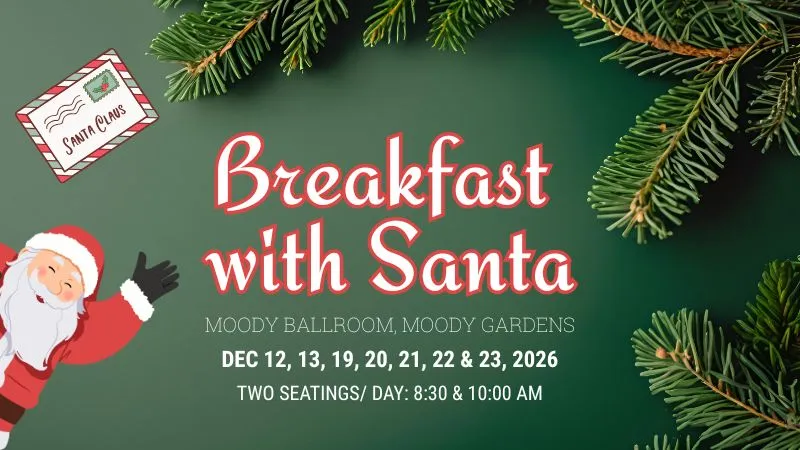 Breakfast with Santa at Moody Gardens Hotel — official source image