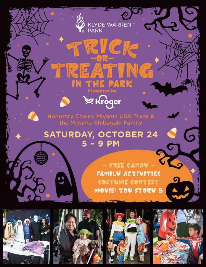 Klyde Warren Park Family Trick-or-Treating — official source image