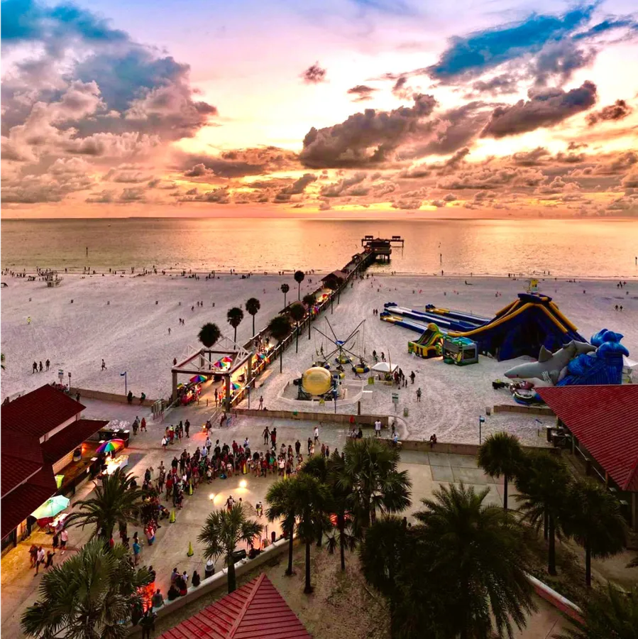 Sunsets at Pier 60 nightly festival (Clearwater Beach) — program image