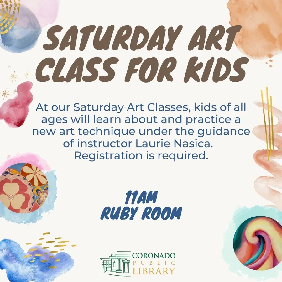 Saturday Art for Kids! — official source image