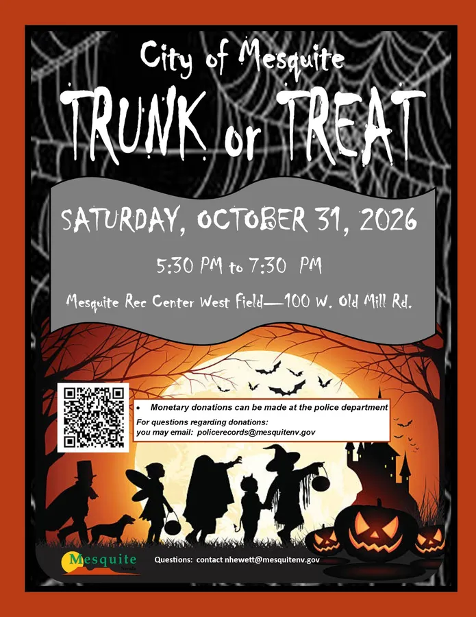 City of Mesquite Trunk or Treat — official source image