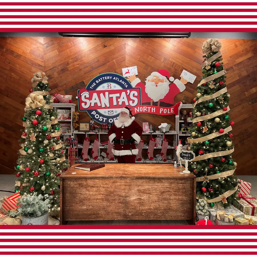 Santa's Post Office at The Battery Atlanta — official source image