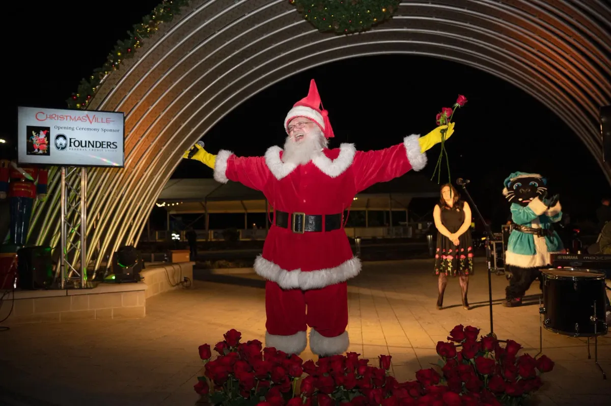 ChristmasVille Opening Ceremony + Santa's Arrival — official source image