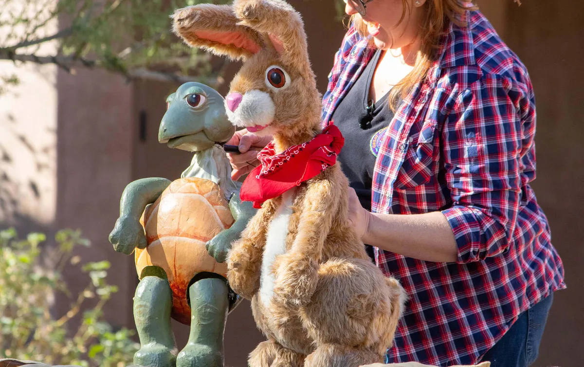 The Great Arizona Puppet Theater: Jack Rabbit and Desert Tortoise — official source image