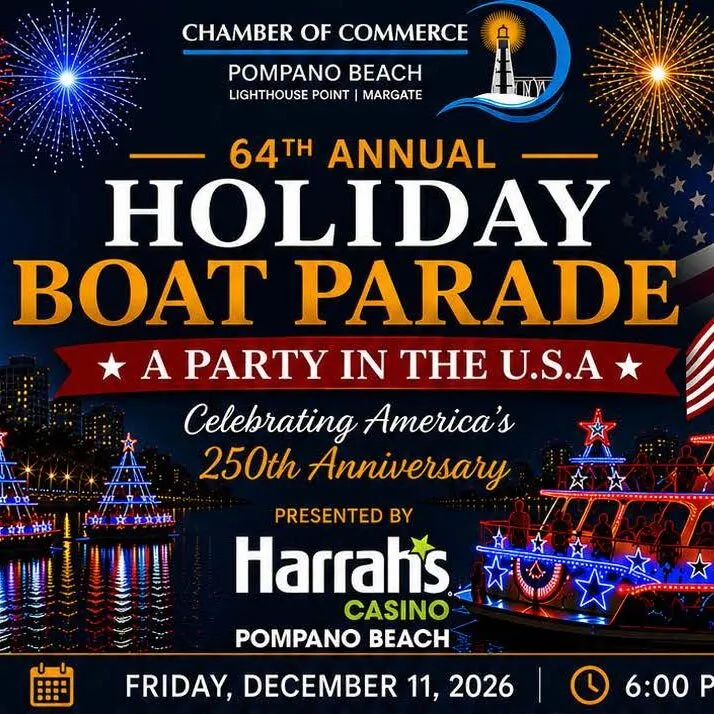 64th Annual Holiday Boat Parade — Pompano Beach — official source image