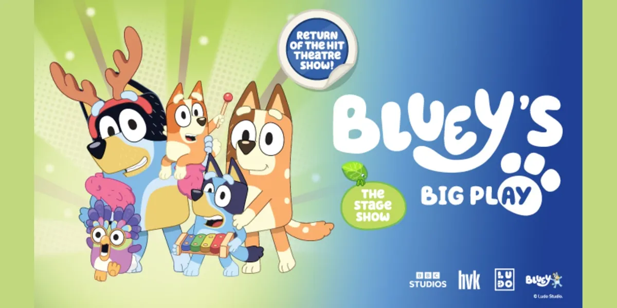 Bluey's Big Play at the Majestic Theatre — official source image