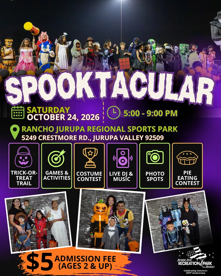 JARPD Spooktacular at Rancho Jurupa Regional Sports Park — official source image
