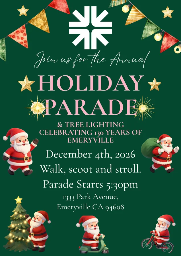 Emeryville Tree Lighting and Holiday Parade — official source image