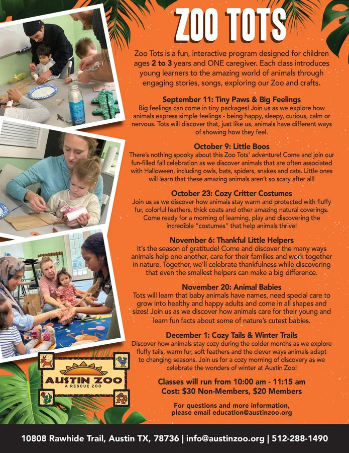 Zoo Tots (fall 2026 sessions) — official source image