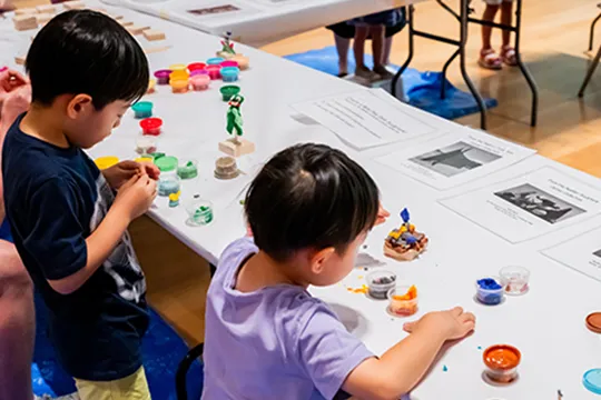Free First Saturdays — family art series — venue image