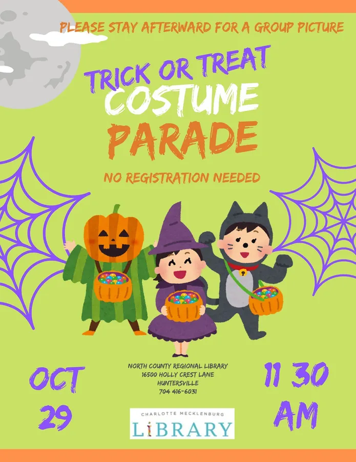 Children's Halloween Parade — North County Regional Library — official source image