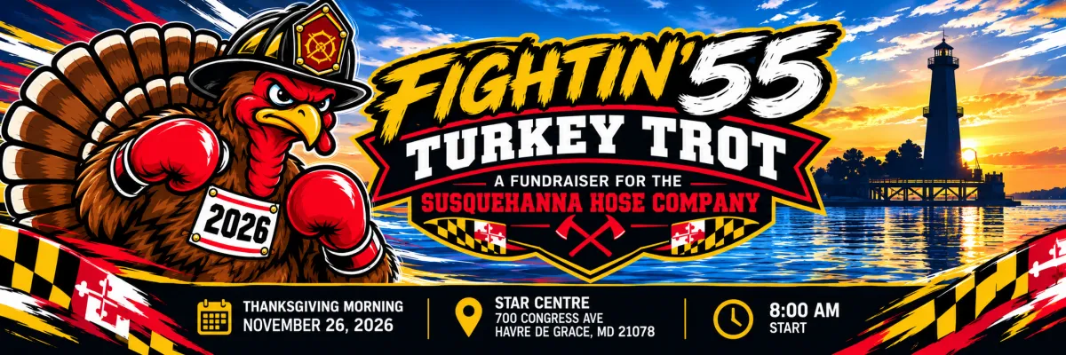 Fightin' 55 Turkey Trot in Downtown Havre de Grace — official source image
