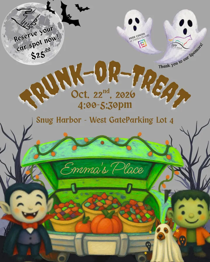 Emma's Place Annual Trunk or Treat at Snug Harbor — official source image