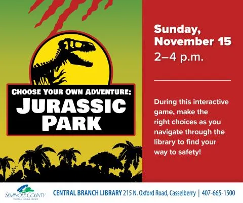 Choose Your Own Adventure: Jurassic Park - Central — official source image