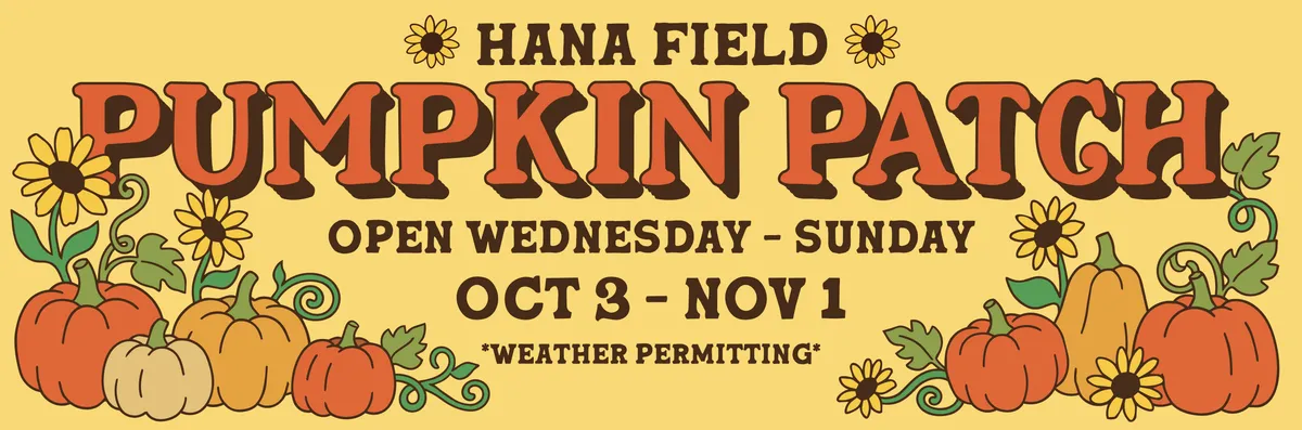 Hana Field Pumpkin Patch × Jurassic Fright Corn Maze — official source image